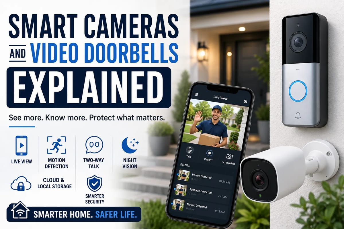 Smart Cameras and Video Doorbells Explained