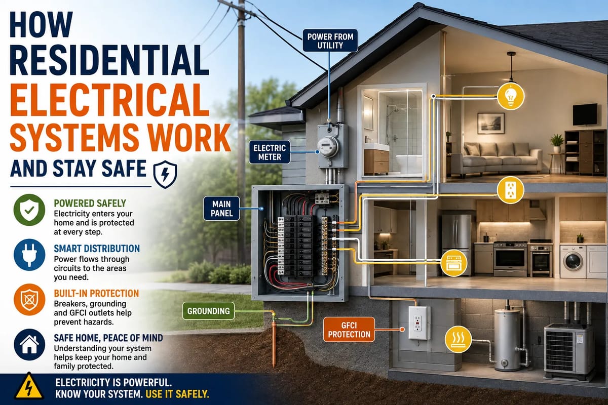 How Residential Electrical Systems Work and Stay Safe