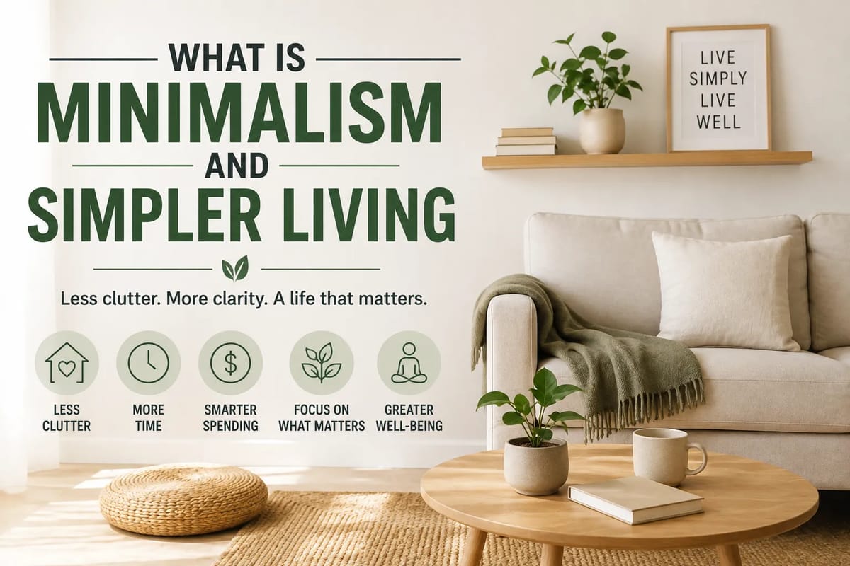 What Is Minimalism and Simpler Living?
