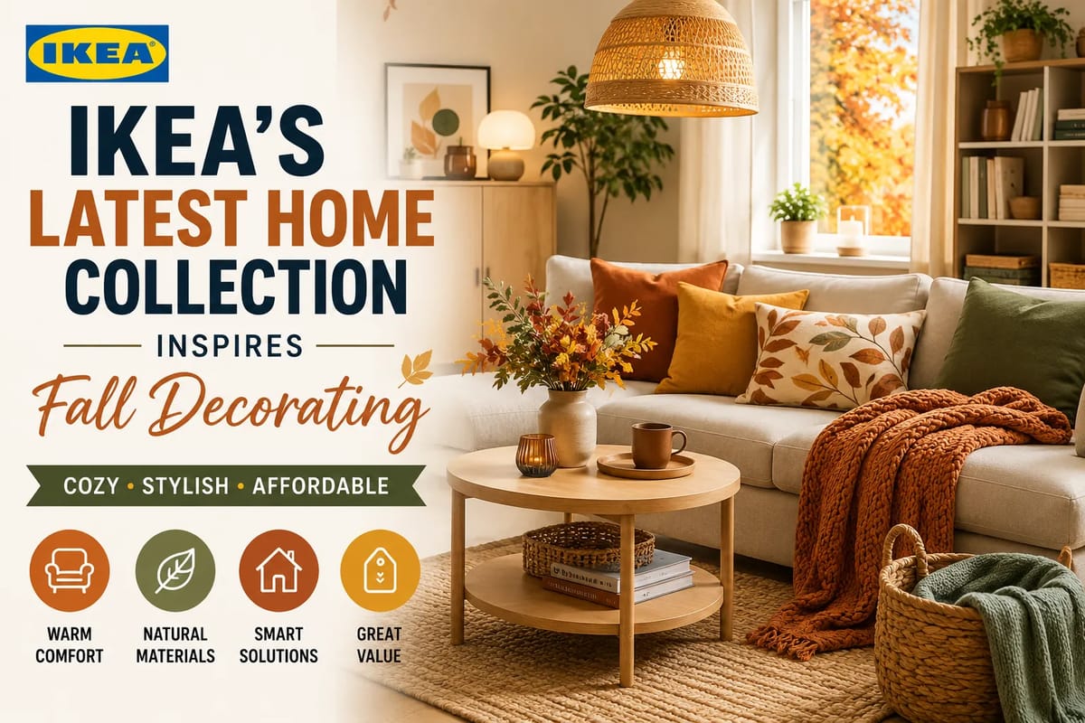 IKEA's Latest Home Collection Inspires Fall Decorating