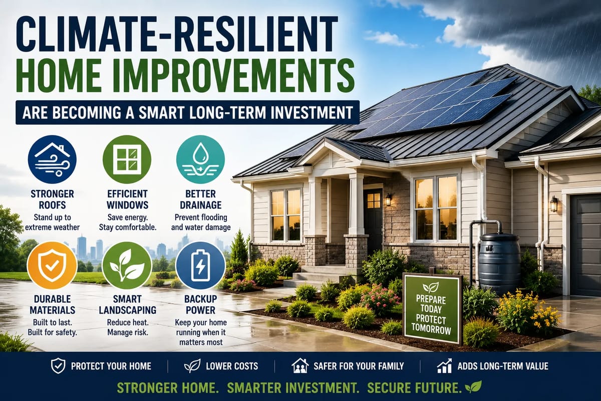 Climate-Resilient Home Improvements Are Becoming a Smart Long-Term Investment