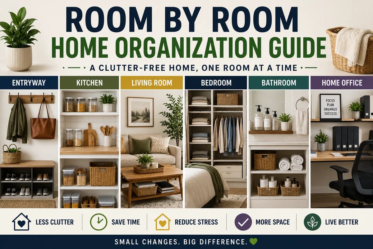 Room by Room Home Organization Guide