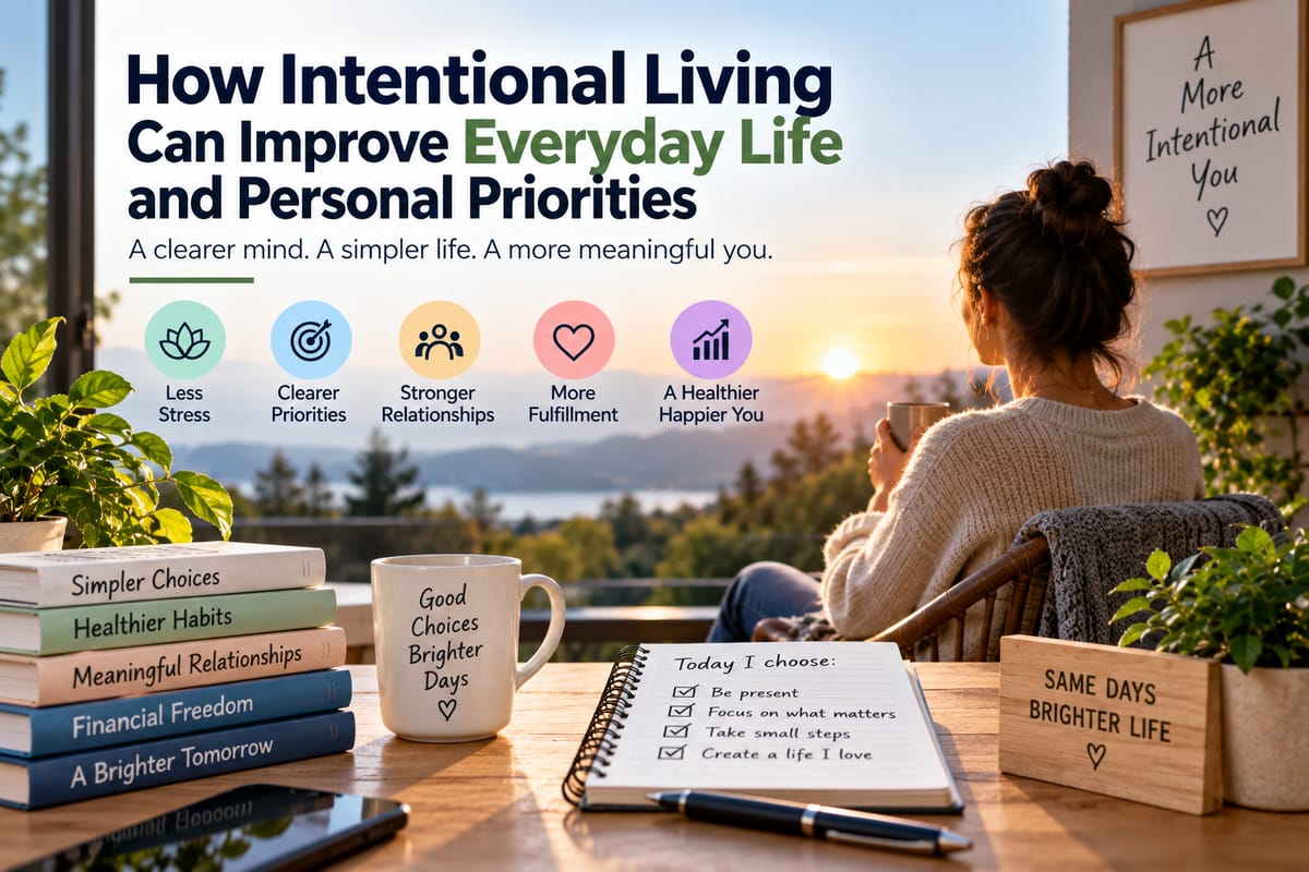 How Intentional Living Can Improve Everyday Life and Personal Priorities