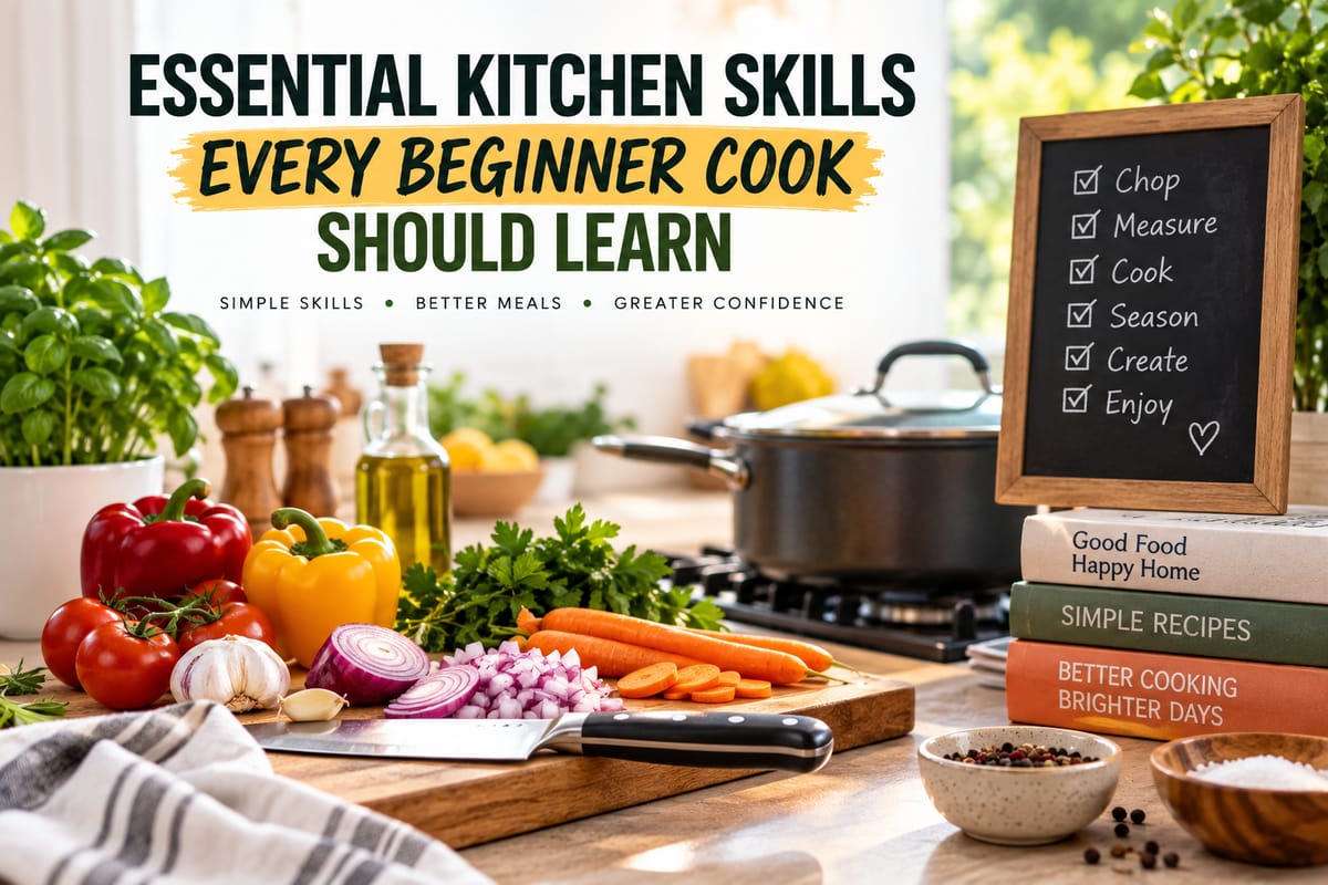 Essential Kitchen Skills Every Beginner Cook Should Learn