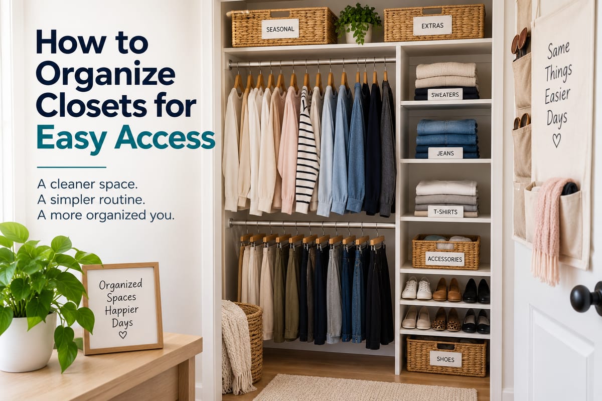 How to Organize Closets for Easy Access