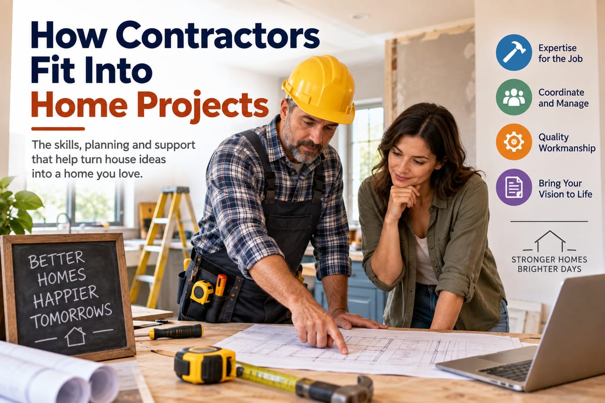 How Contractors Fit Into Home Projects