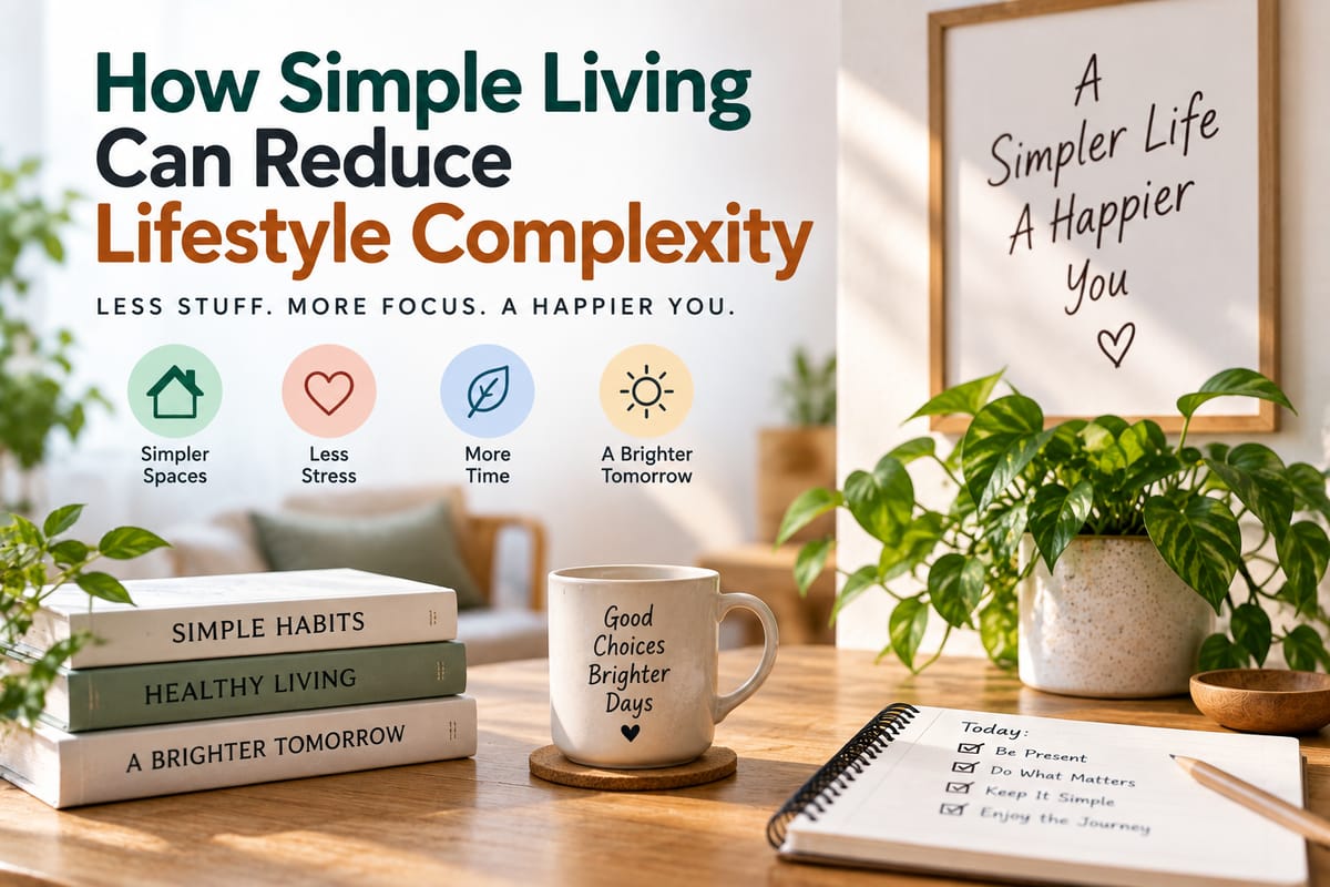 How Simple Living Can Reduce Lifestyle Complexity