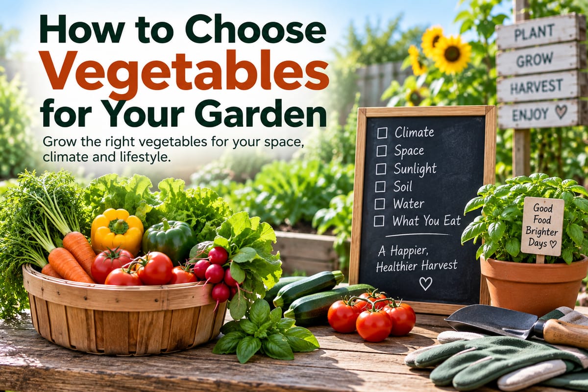 How to Choose Vegetables for Your Garden