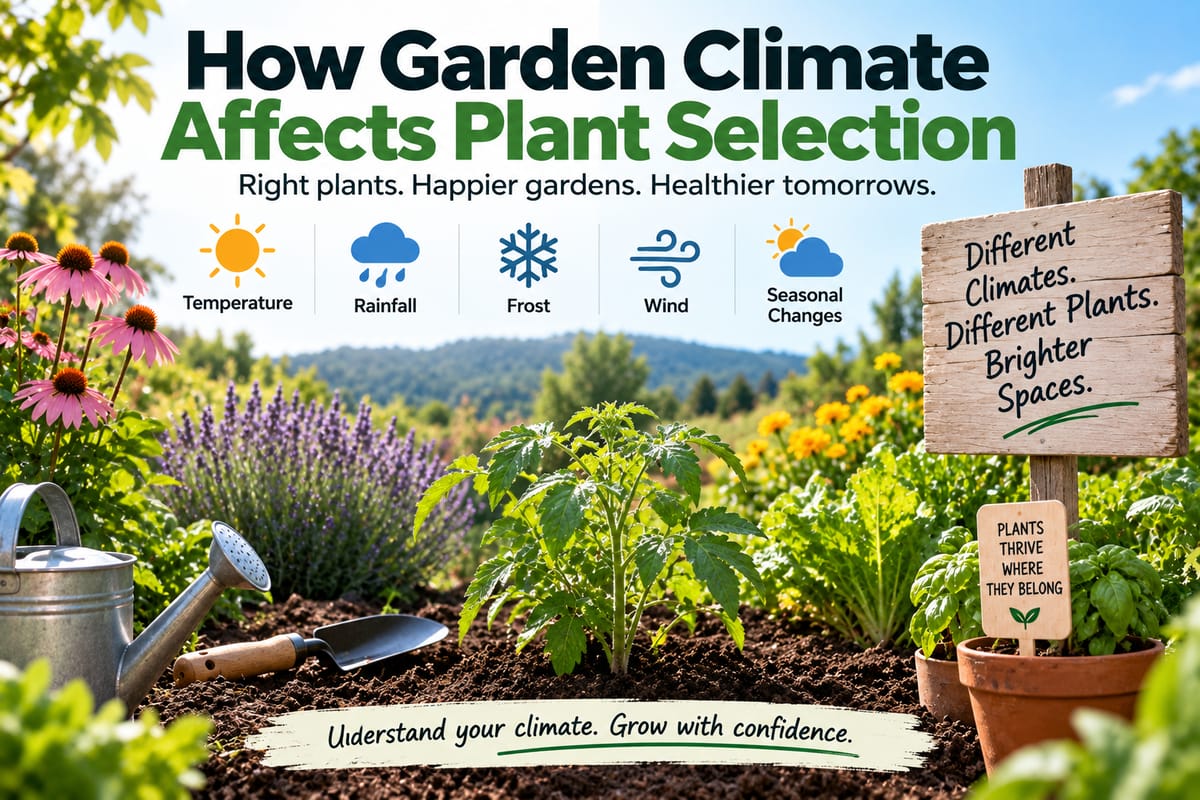 How Garden Climate Affects Plant Selection