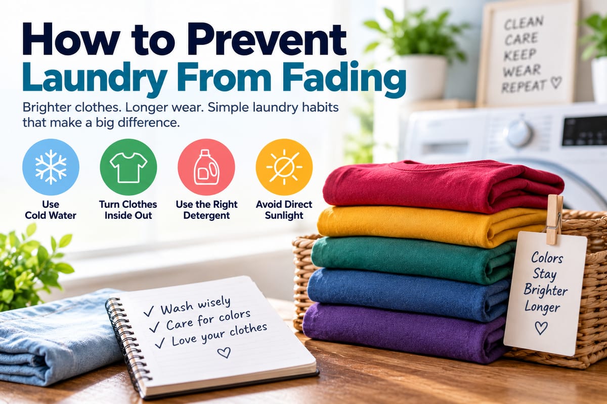 How to Prevent Laundry From Fading