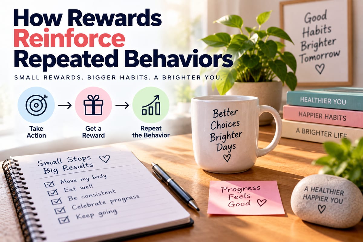 How Rewards Reinforce Repeated Behaviors