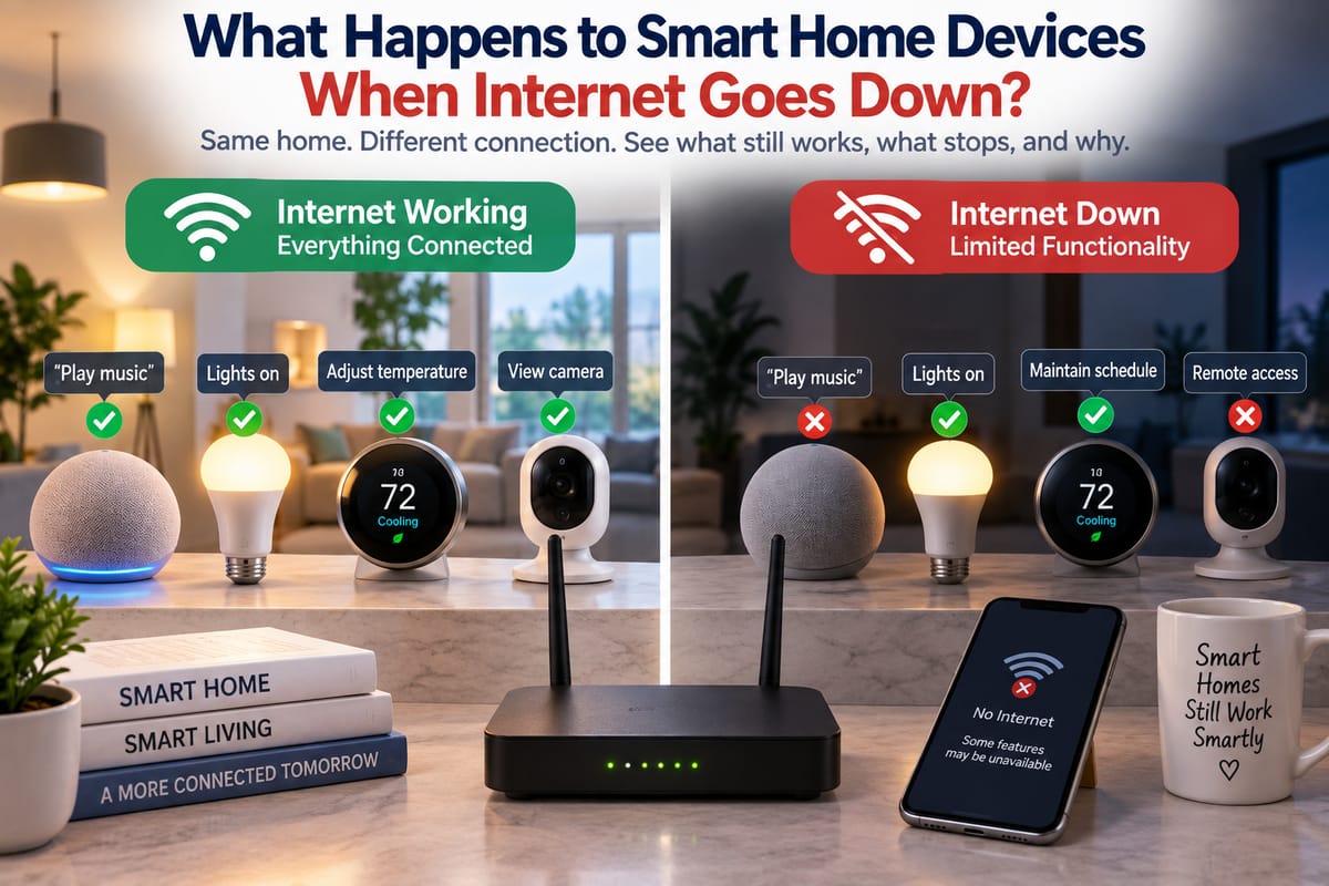 What Happens to Smart Home Devices When Internet Goes Down