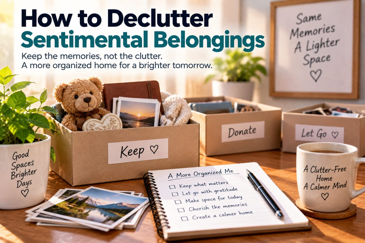 How to Declutter Sentimental Belongings