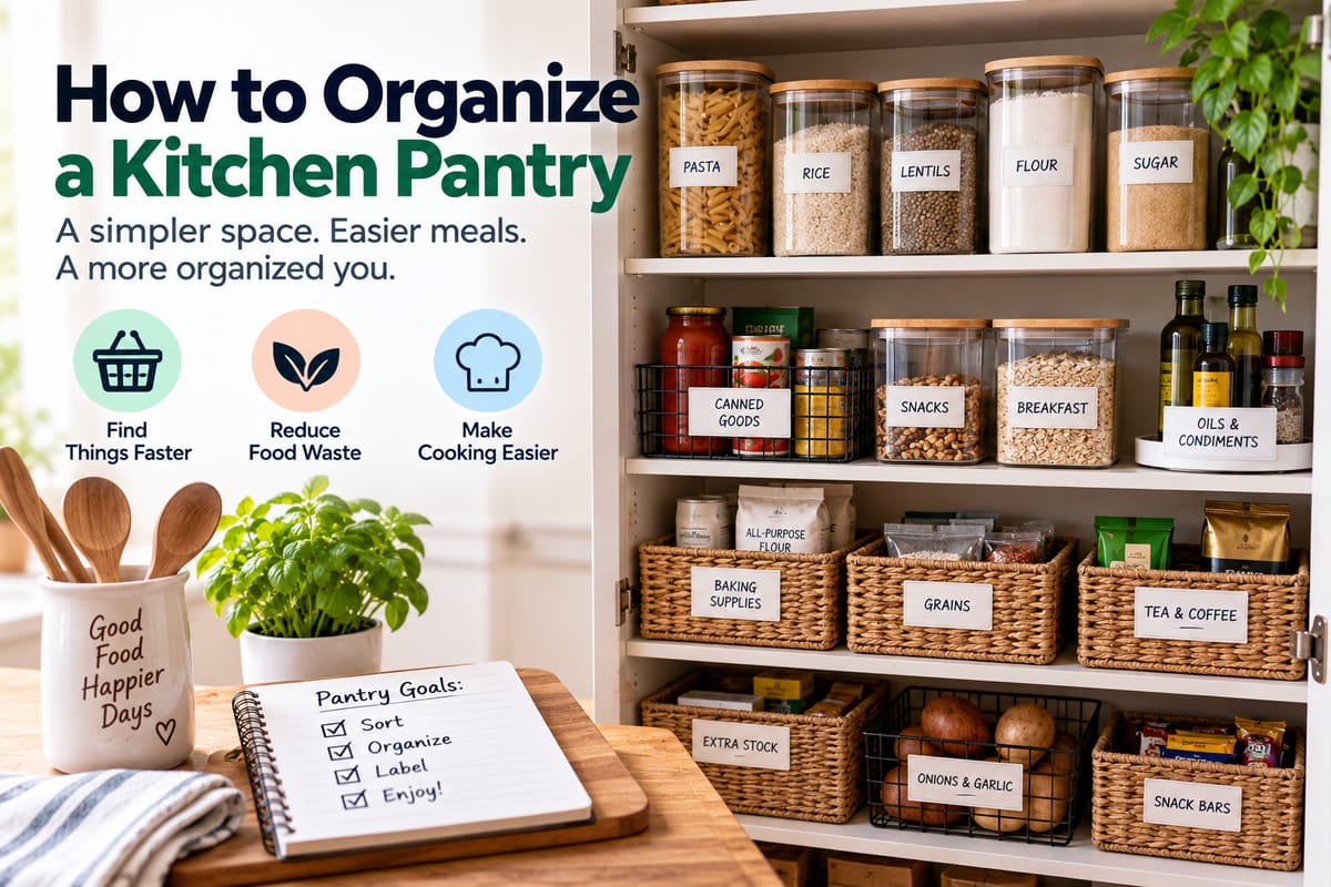 How to Organize a Kitchen Pantry