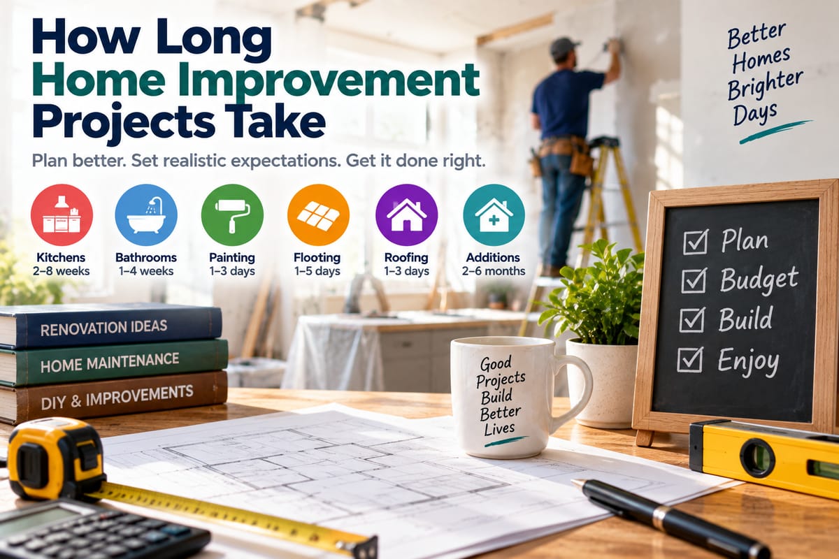 How Long Home Improvement Projects Take