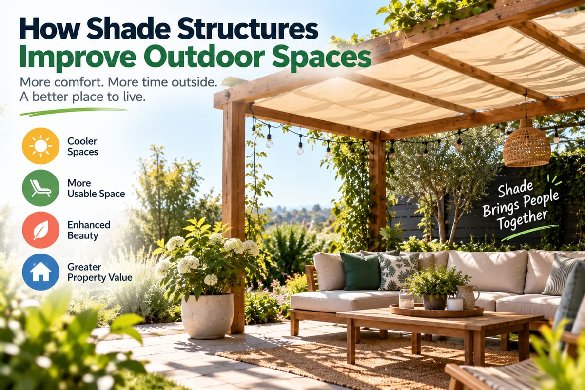 How Shade Structures Improve Outdoor Spaces