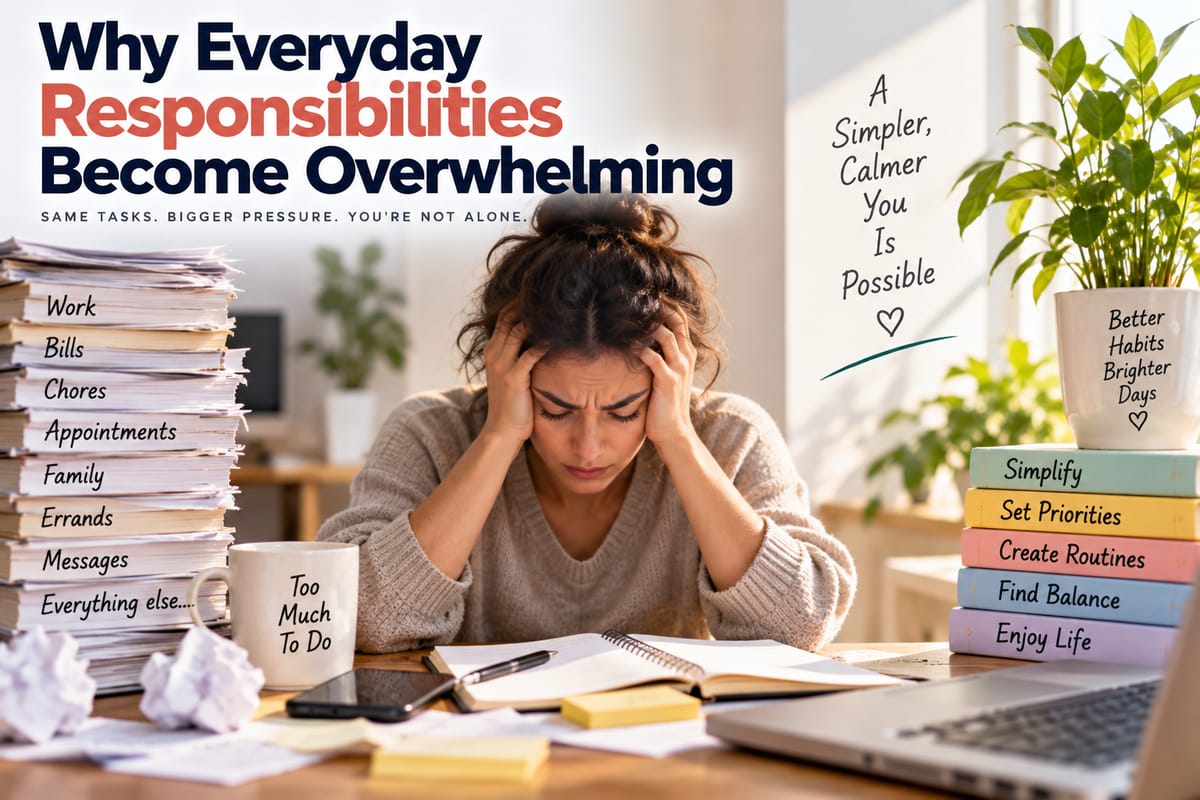 Why Everyday Responsibilities Become Overwhelming
