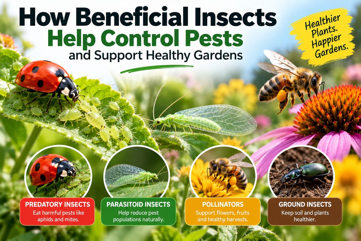 How Beneficial Insects Help Control Pests and Support Healthy Gardens