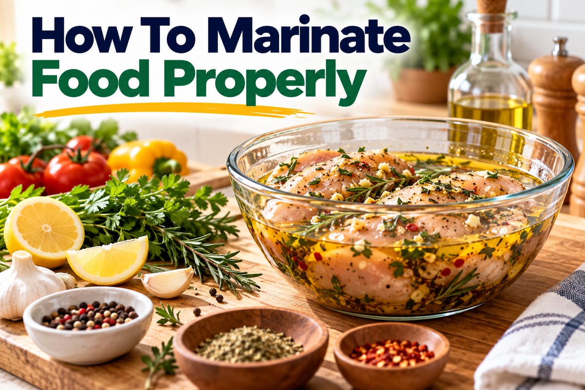 How To Marinate Food Properly