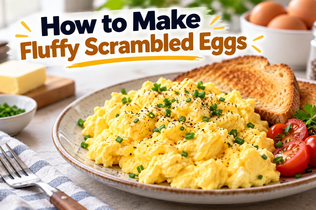 How to Make Fluffy Scrambled Eggs