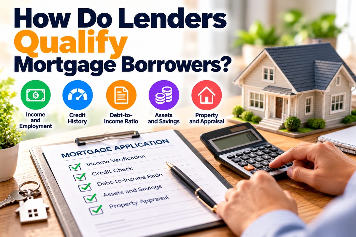 How Do Lenders Qualify Mortgage Borrowers?
