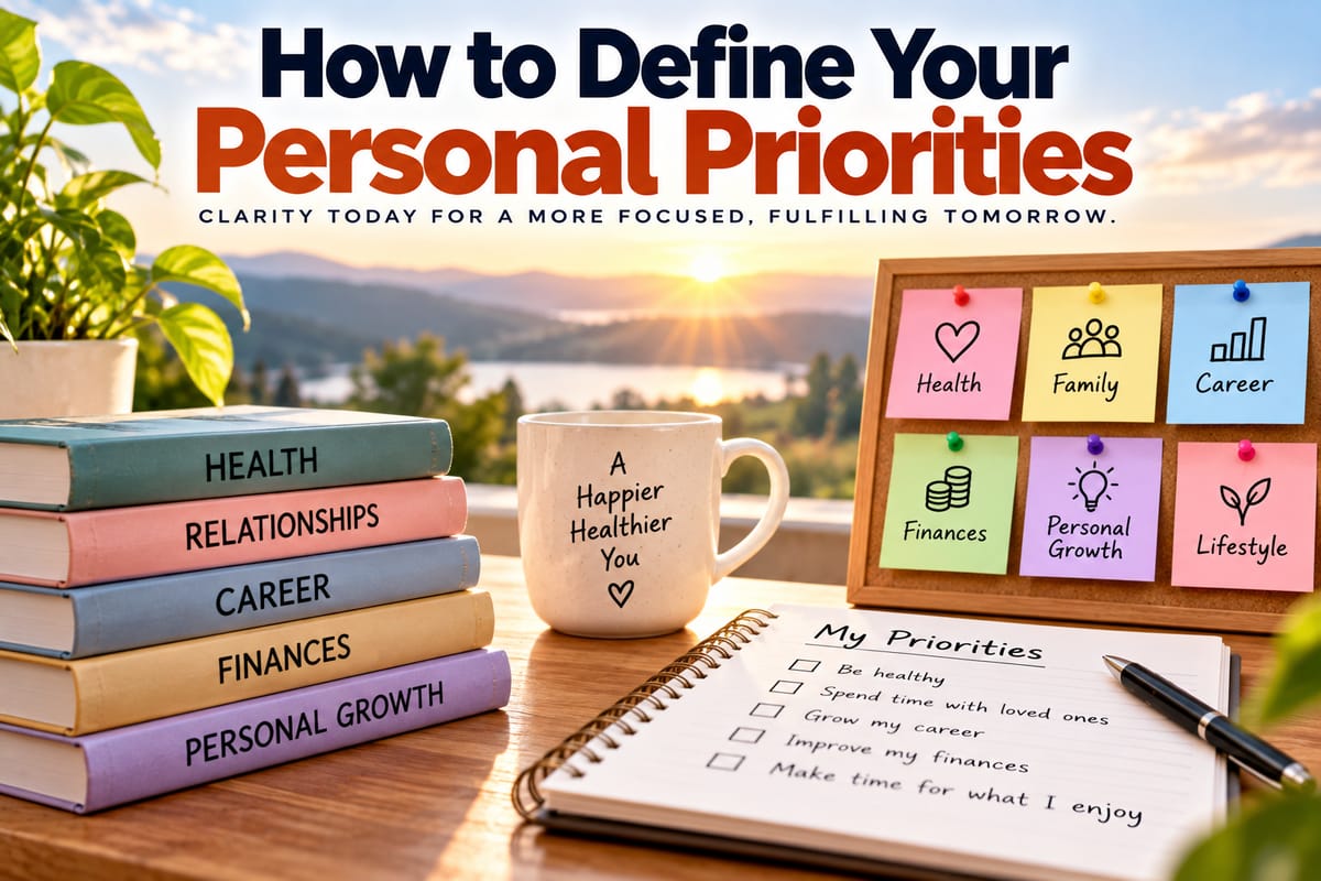How to Define Your Personal Priorities