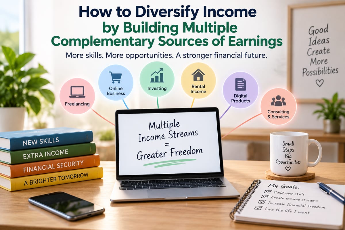 How to Diversify Income by Building Multiple Complementary Sources of Earnings