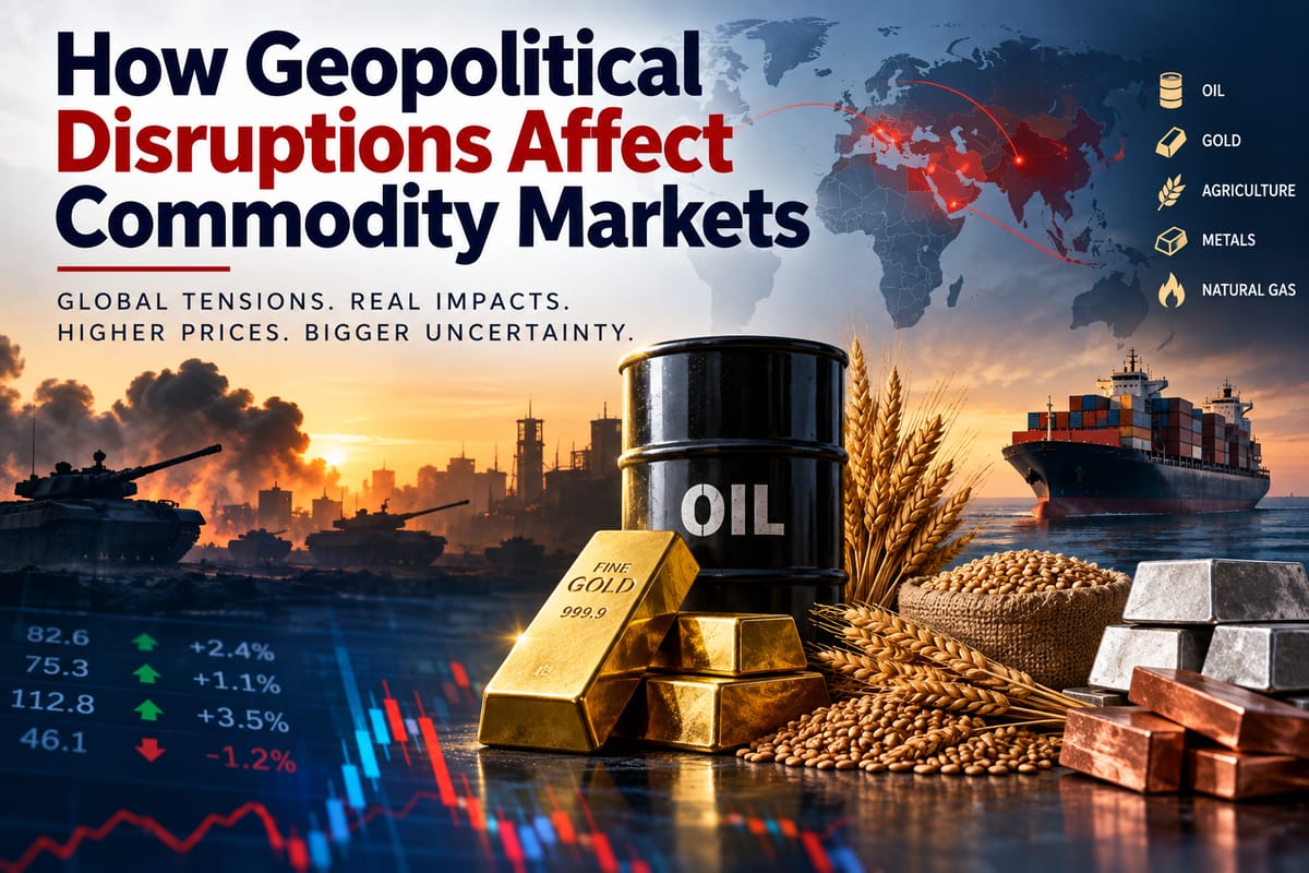 How Geopolitical Disruptions Affect Commodity Markets