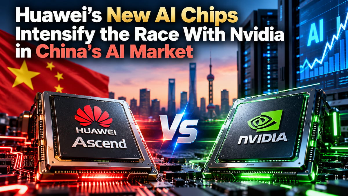 Huawei's New AI Chips Intensify the Race With Nvidia in China's AI Market