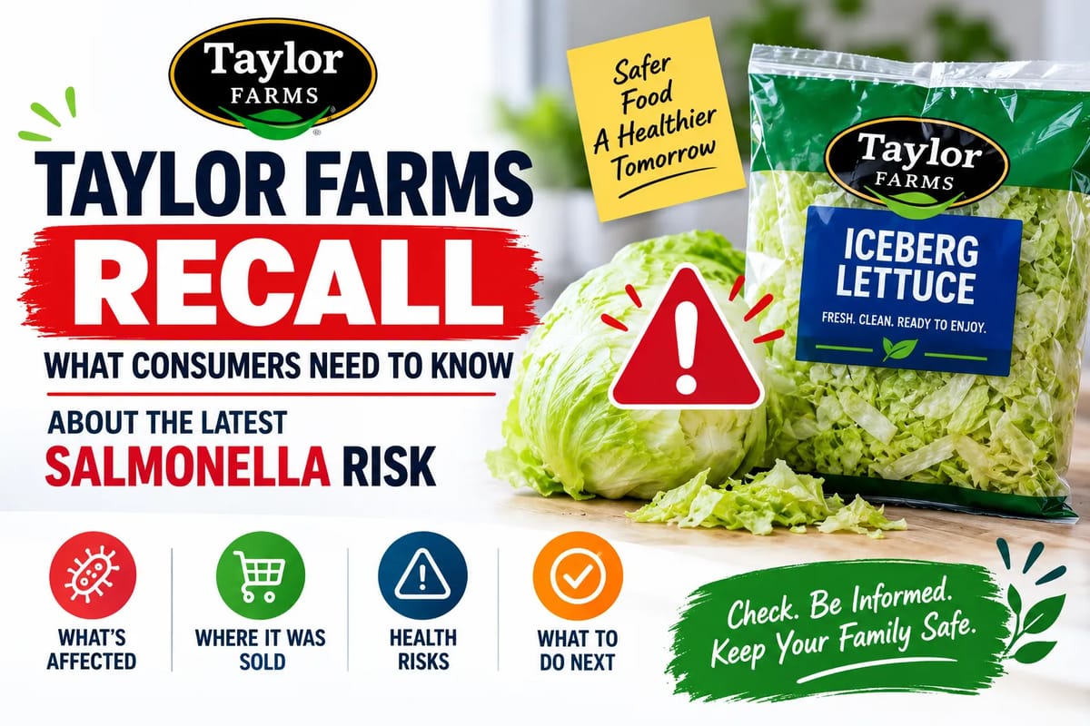 Taylor Farms Recall: What Consumers Need to Know About the Latest Salmonella Risk