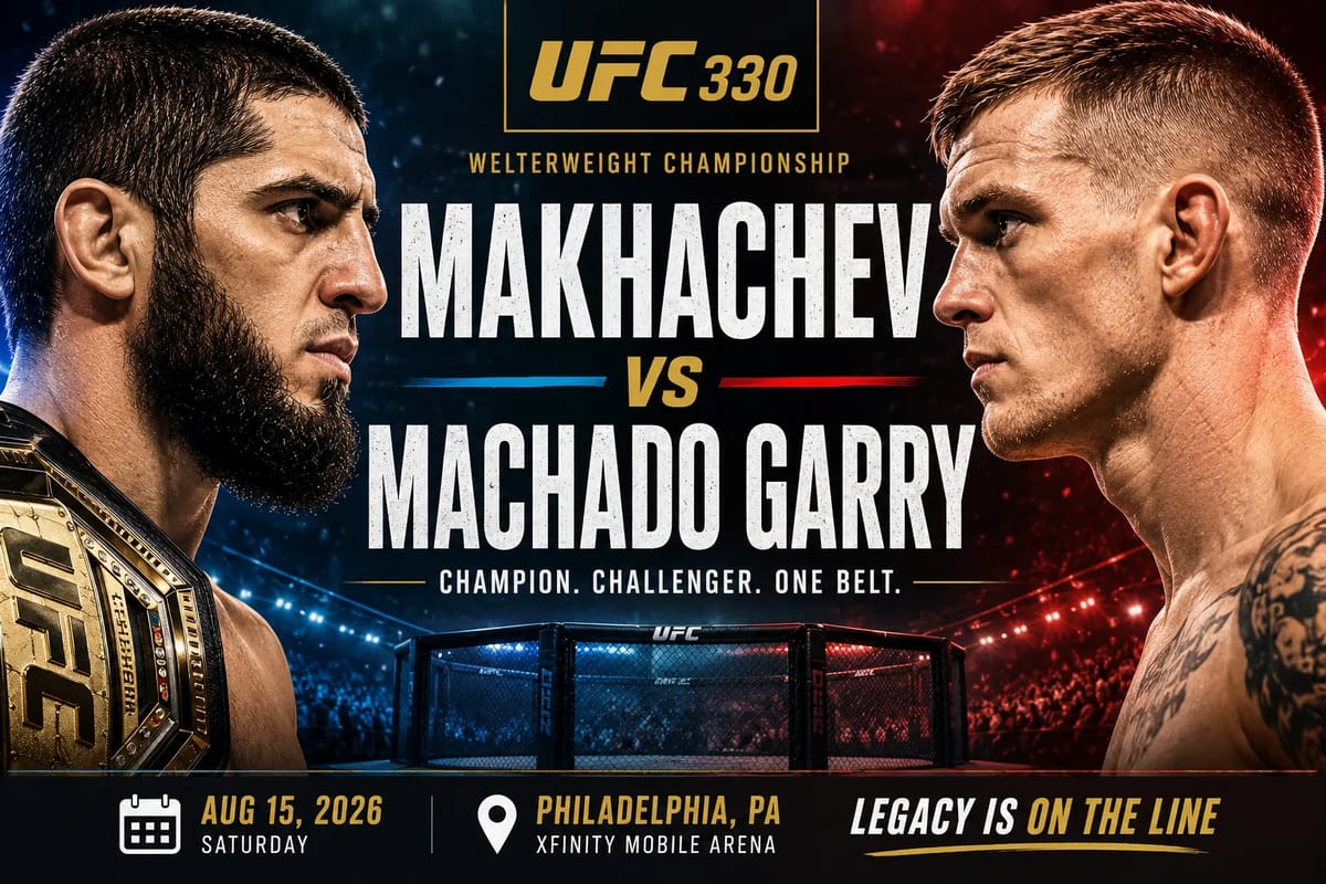 UFC 330: Makhachev vs Machado Garry Fight Preview, Predictions and Analysis