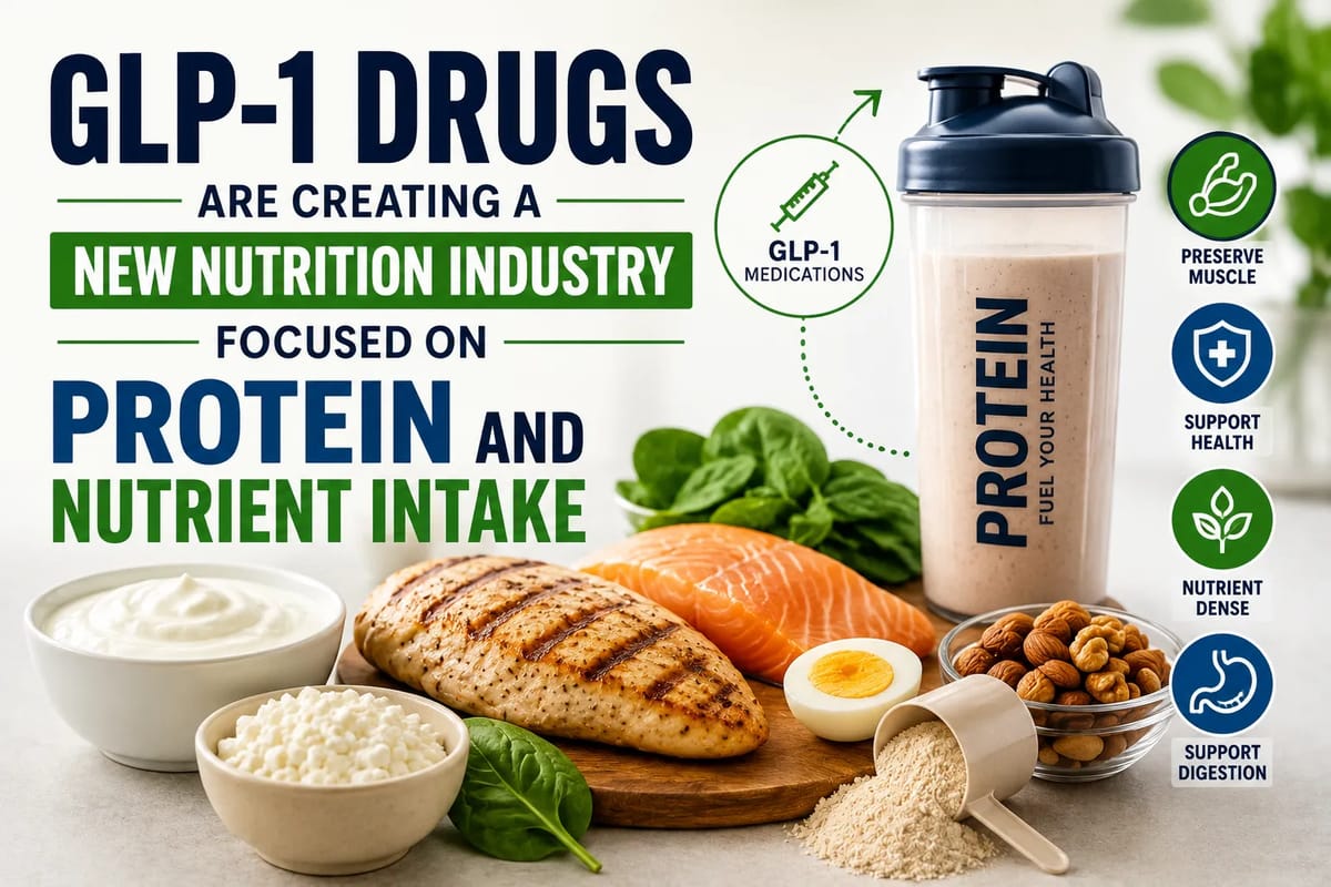GLP-1 Drugs Are Creating a New Nutrition Industry Focused on Protein and Nutrient Intake