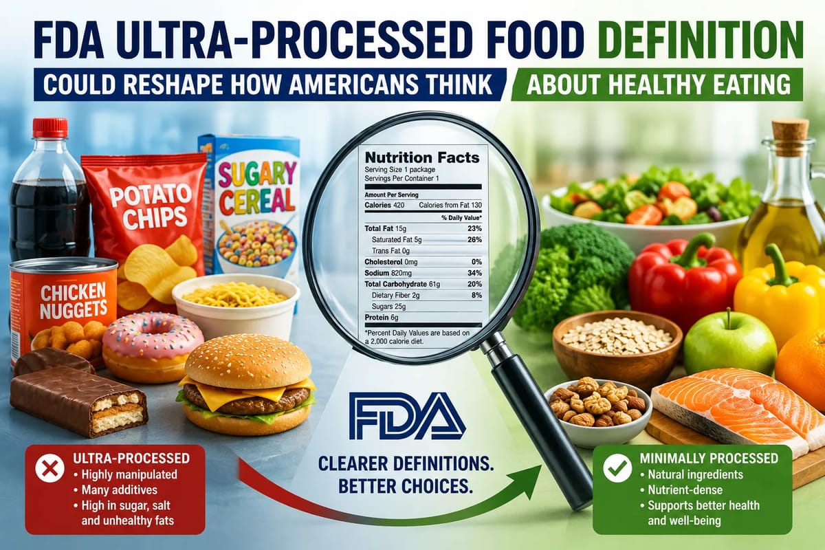 FDA Ultra-Processed Food Definition Could Reshape How Americans Think About Healthy Eating