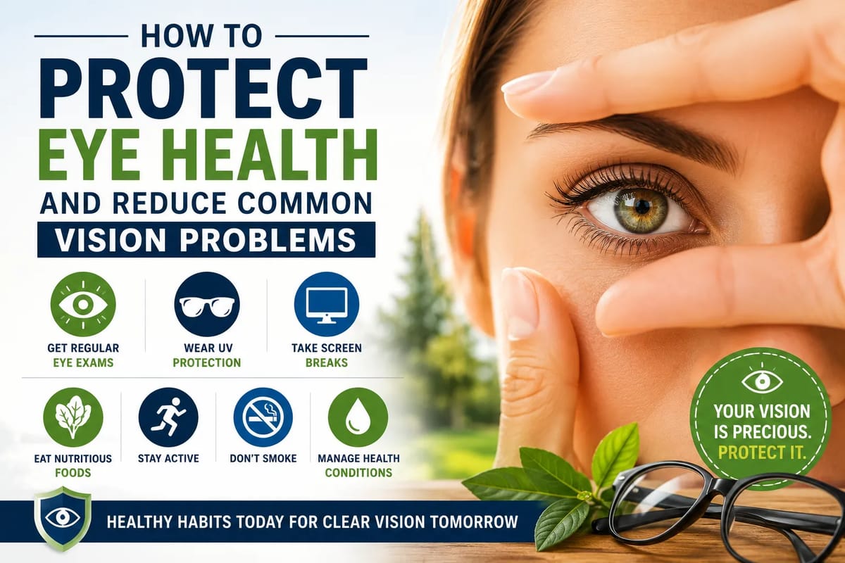 How to Protect Eye Health and Reduce Common Vision Problems