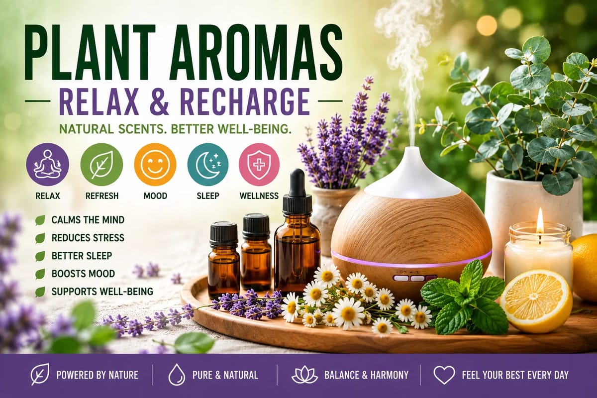 How Plant Aromas Are Used for Relaxation and Wellness