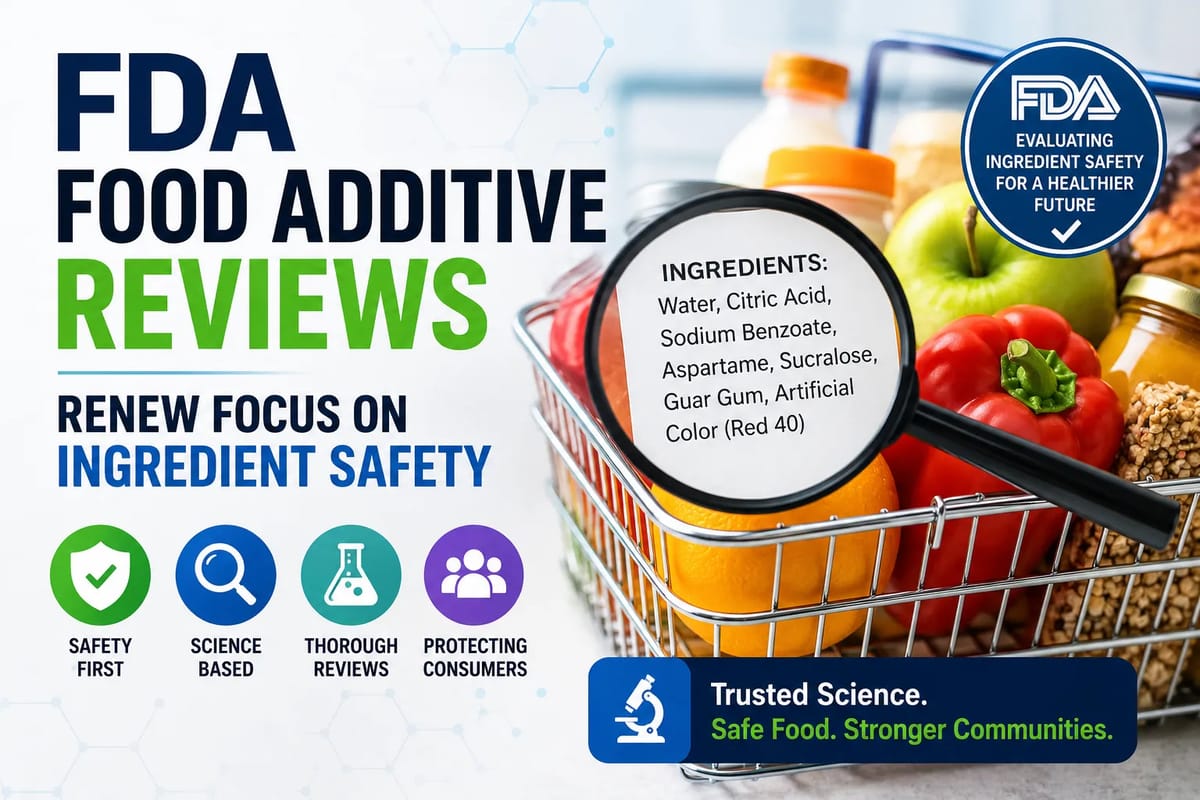 FDA Food Additive Reviews Renew Focus on Ingredient Safety