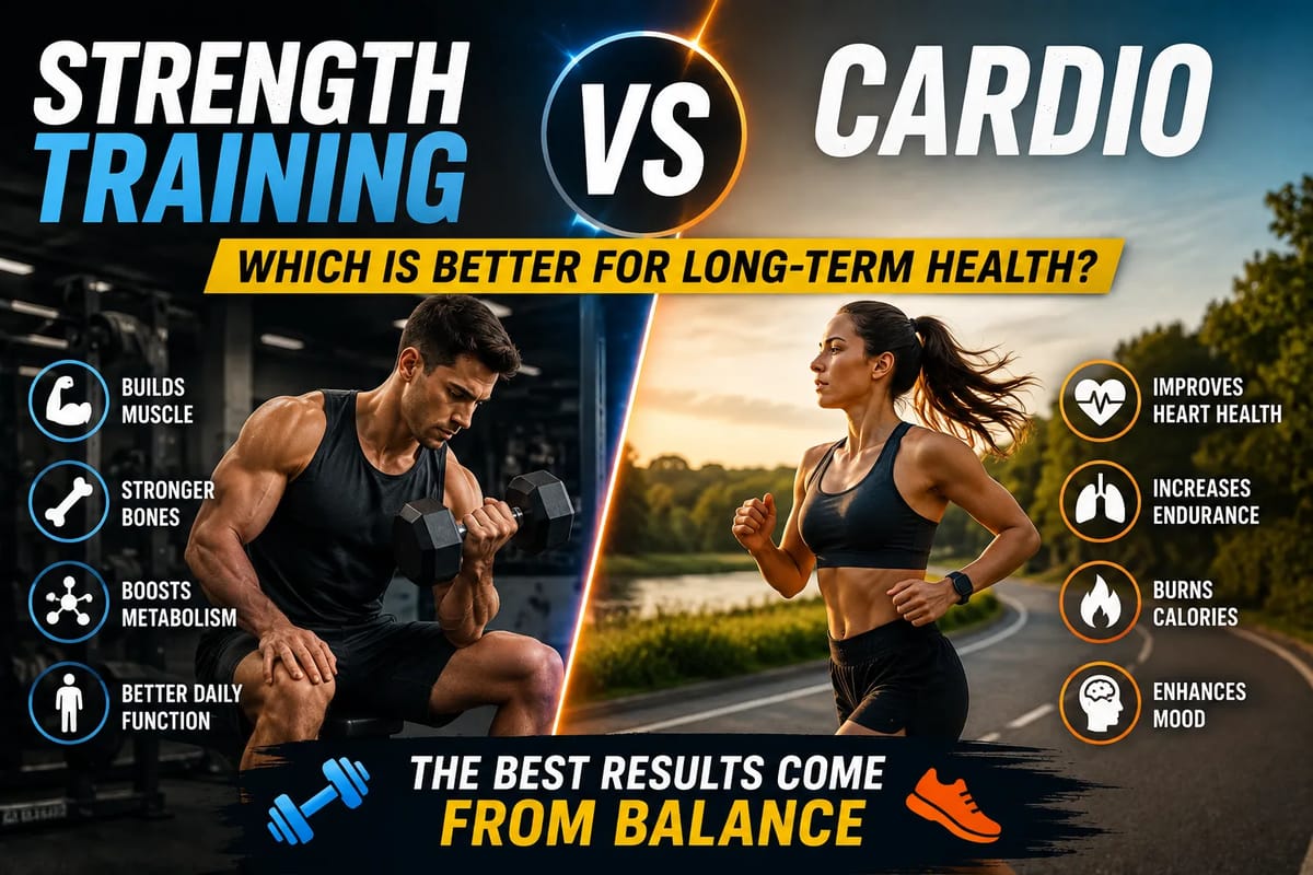 Strength Training vs Cardio: Which Is Better for Long-Term Health?