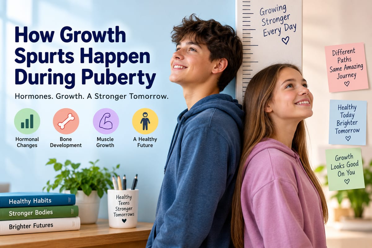 How Growth Spurts Happen During Puberty