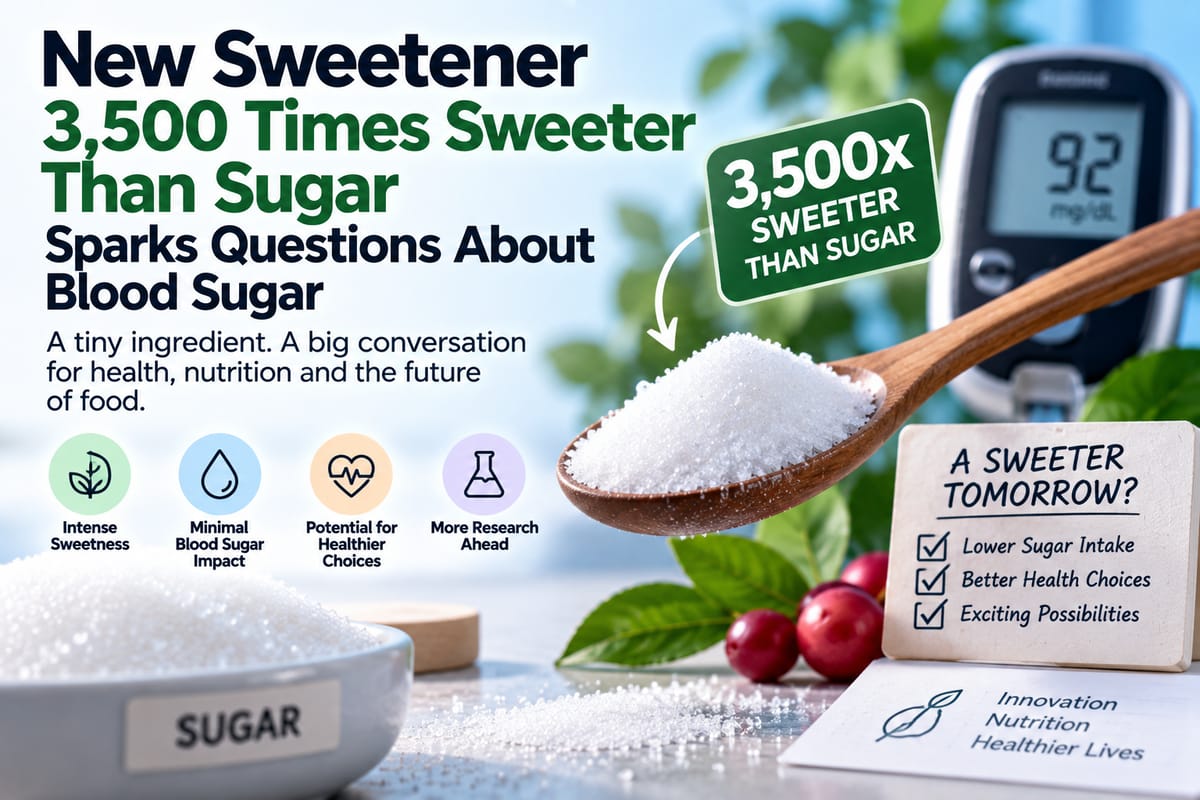 New Sweetener 3,500 Times Sweeter Than Sugar Sparks Questions About Blood Sugar