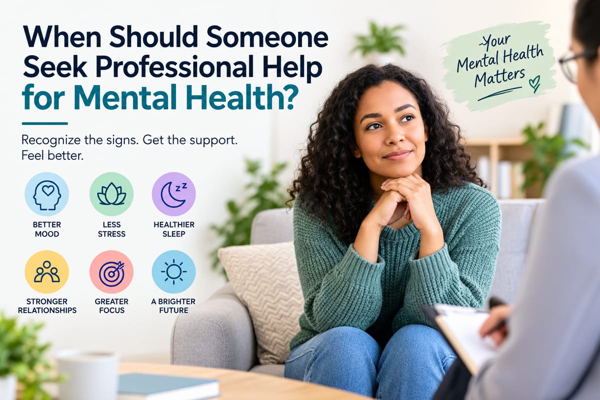 When Should Someone Seek Professional Help for Mental Health?