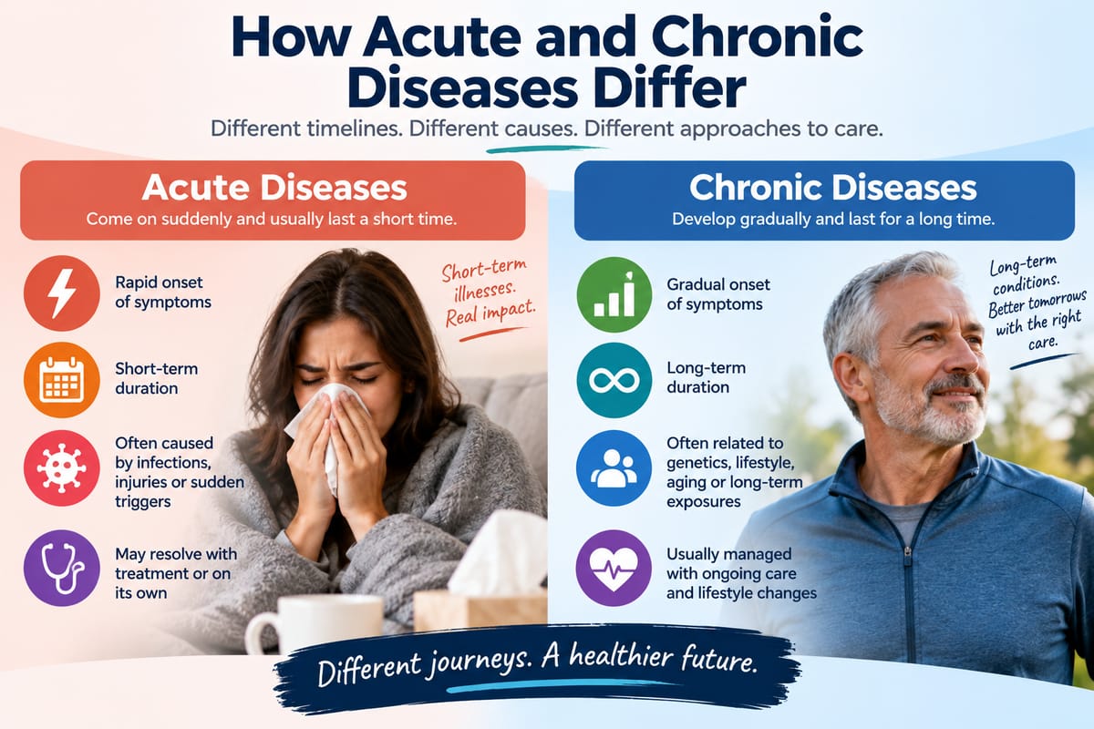 How Acute and Chronic Diseases Differ