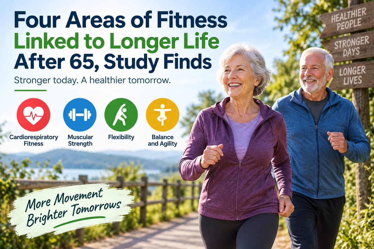 Four Areas of Fitness Linked to Longer Life After 65, Study Finds