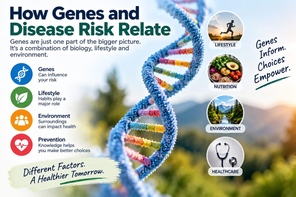 How Genes and Disease Risk Relate