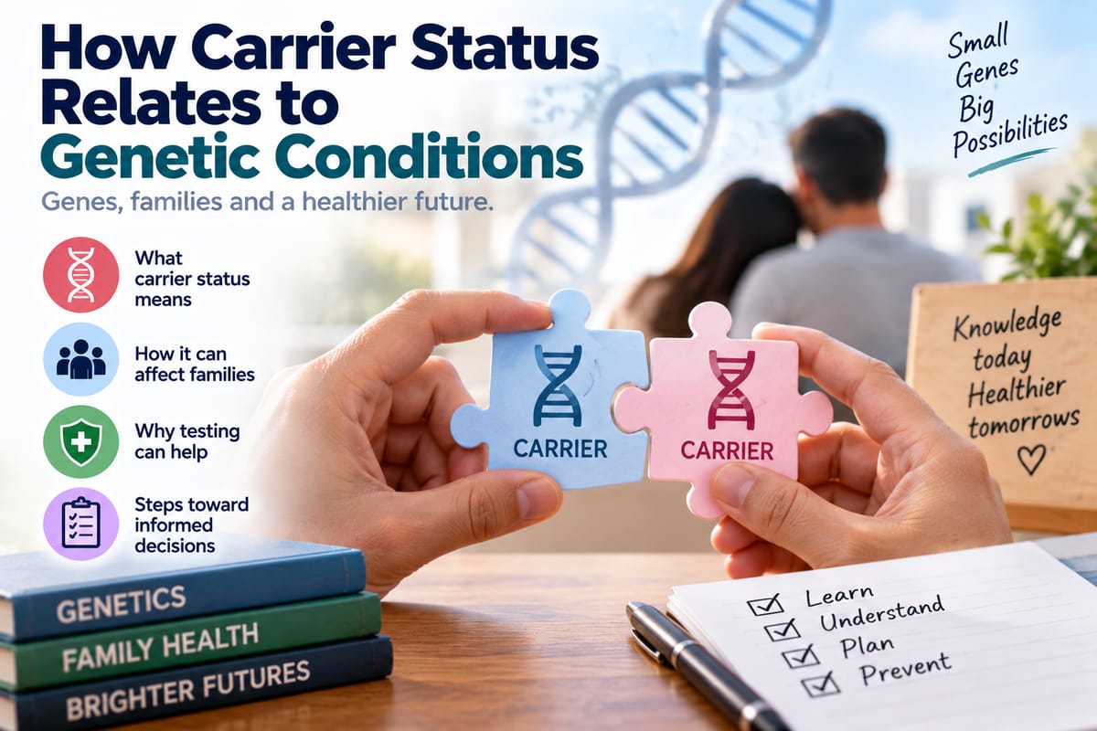 How Carrier Status Relates to Genetic Conditions