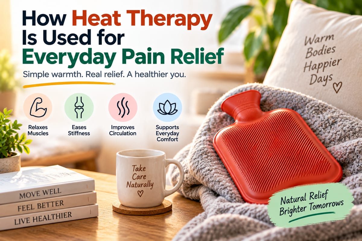 How Heat Therapy Is Used for Everyday Pain Relief