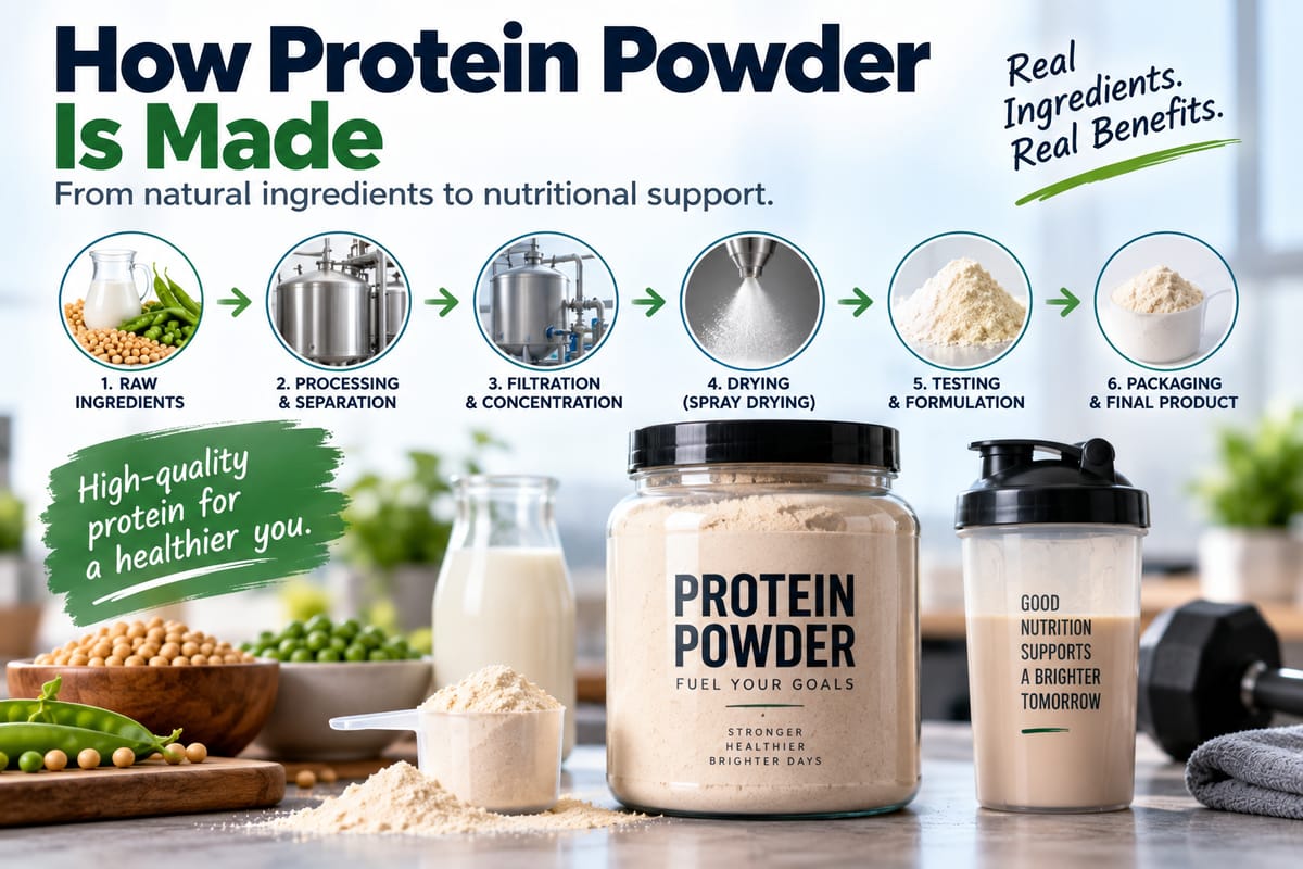 How Protein Powder Is Made