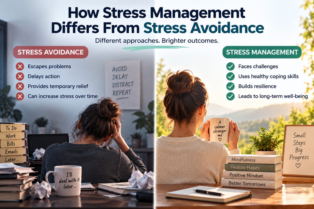 How Stress Management Differs From Stress Avoidance
