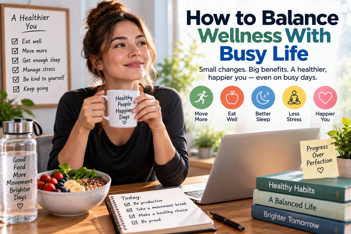 How to Balance Wellness With Busy Life