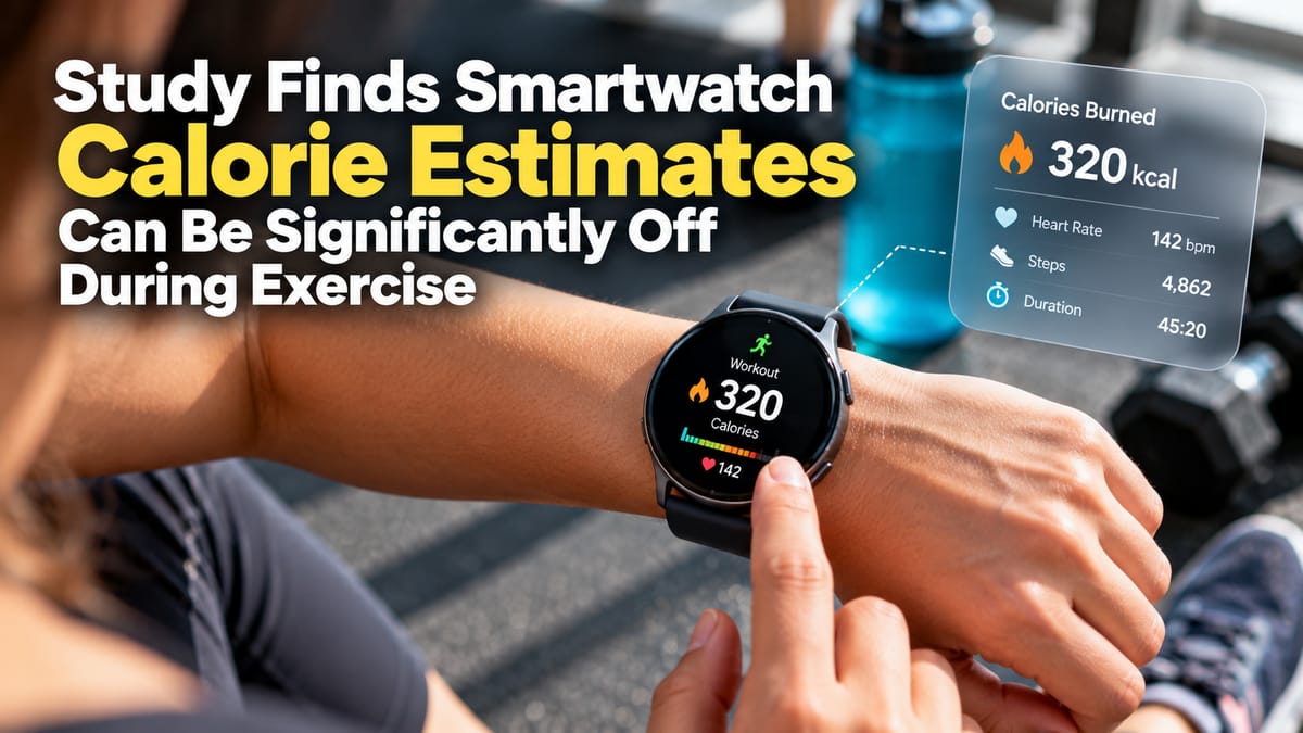 Study Finds Smartwatch Calorie Estimates Can Be Significantly Off During Exercise