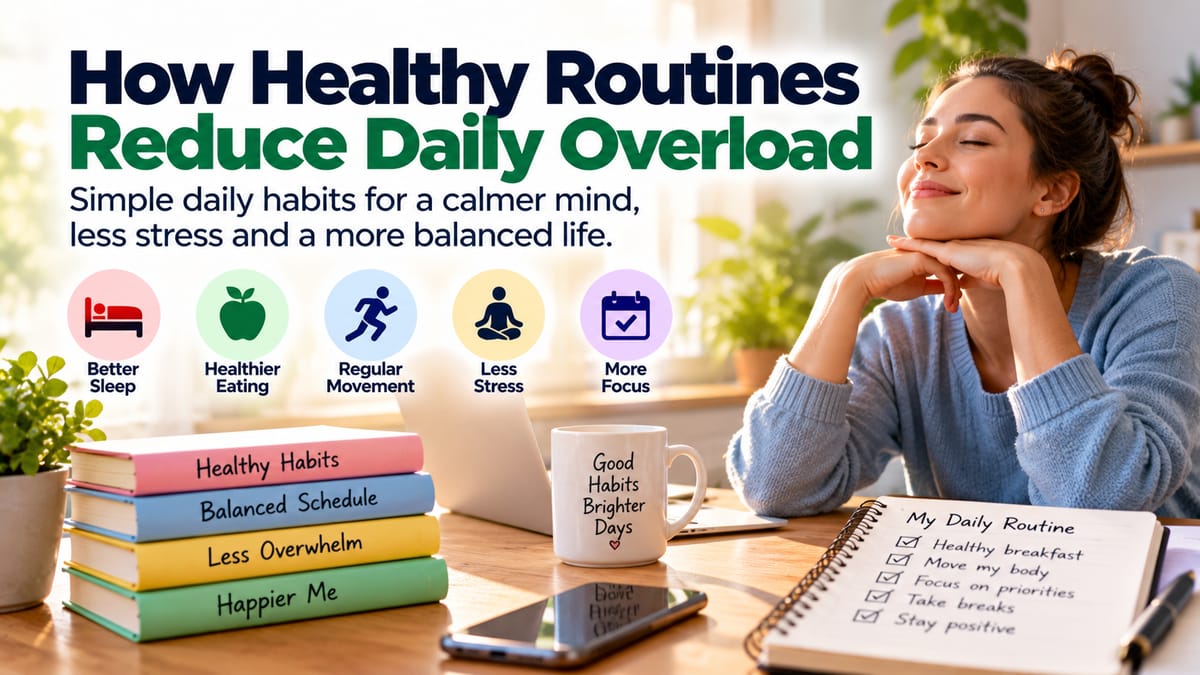 How Healthy Routines Reduce Daily Overload